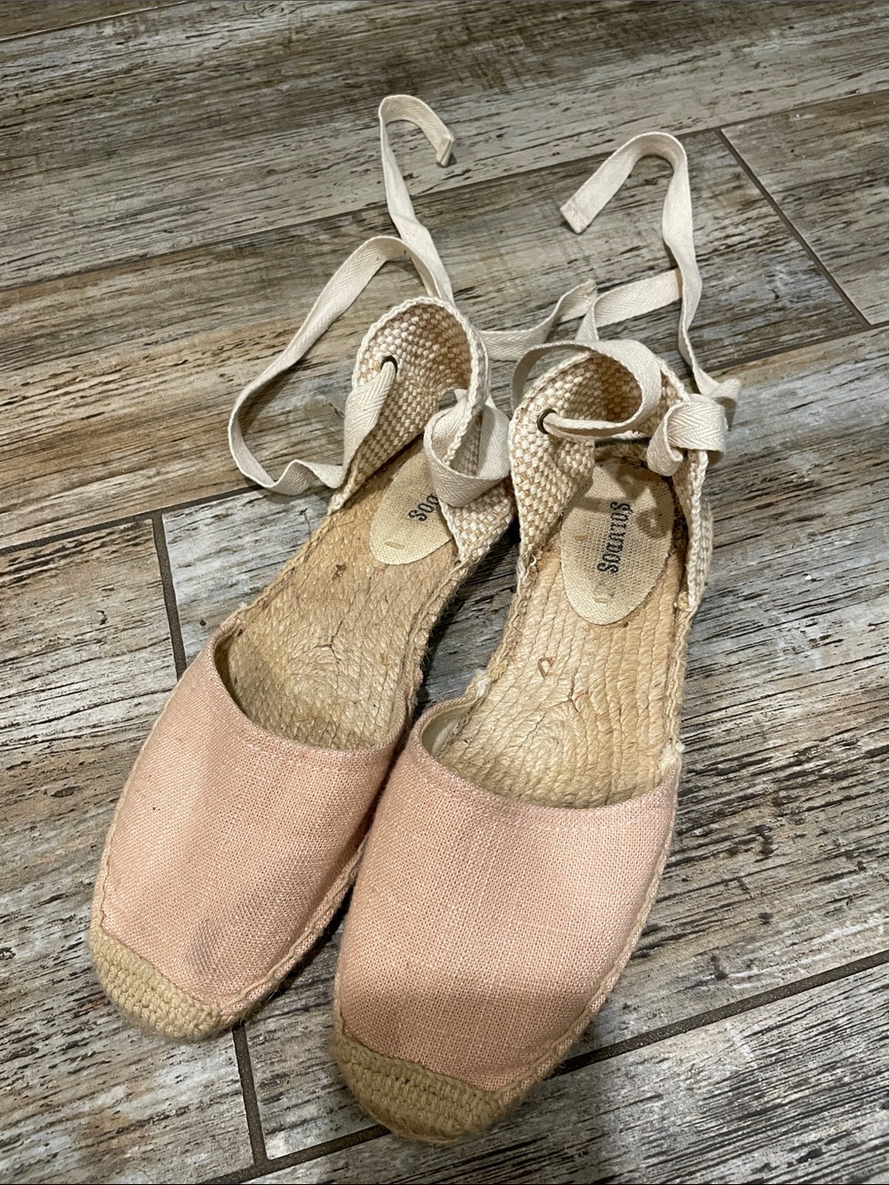 SOLUDOS
CLASSIC SANDAL STRIPE - DUSTY ROSE